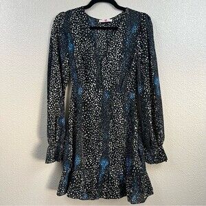 Buddy Love Ruffle Peacock Dress